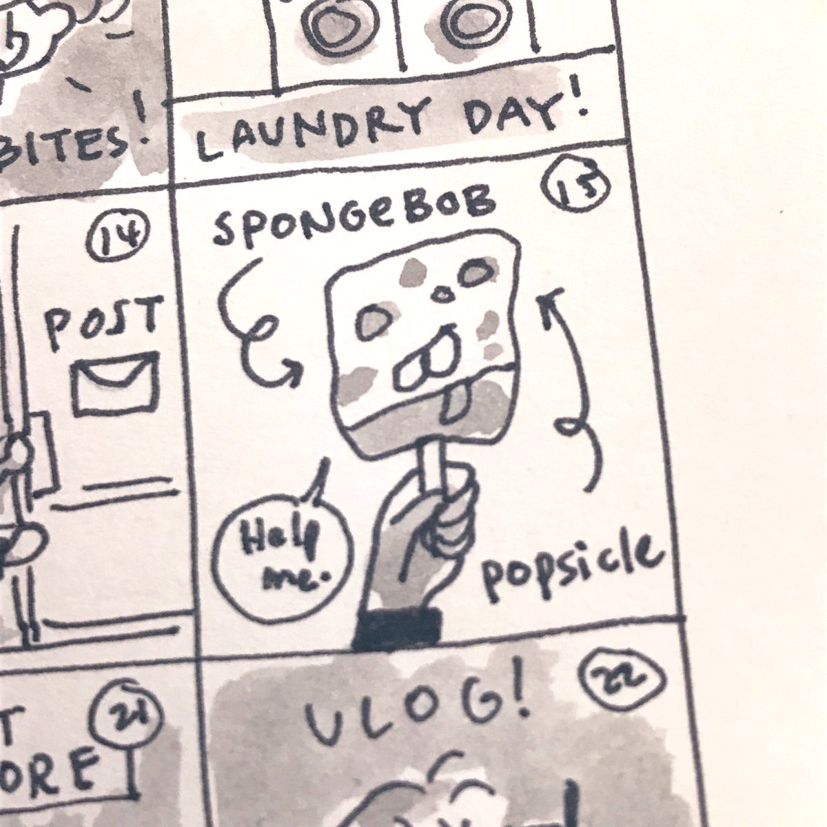 My favourite doodles from my June doodle calendar 🥳 