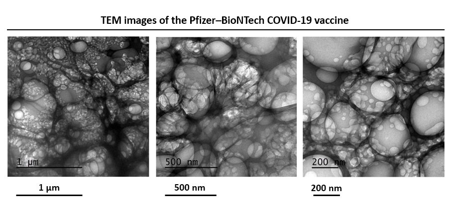 (9/13) Three more TEM images of the vaccine sample: