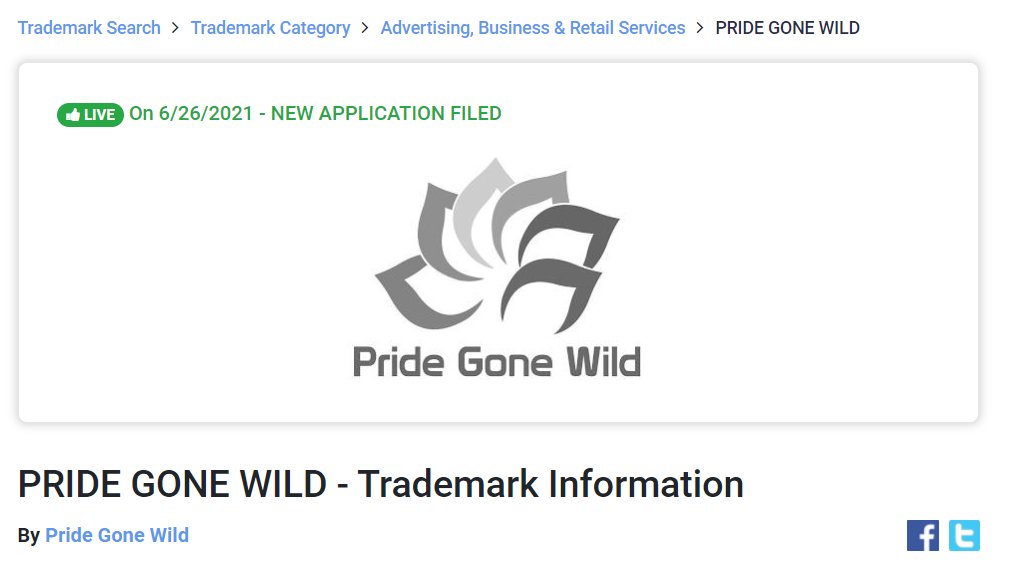 Just filed for a trademark!

#pride #gay #lgbt #lgbtq #loveislove #love #pridemonth 
#lesbian #queer #gaypride #bisexual #gayboy #trans 
#transgender #lgbtqia #dragqueen #lovewins #rainbow #art #lgbtpride #gayman #gaylove #nonbinary #bhfyp