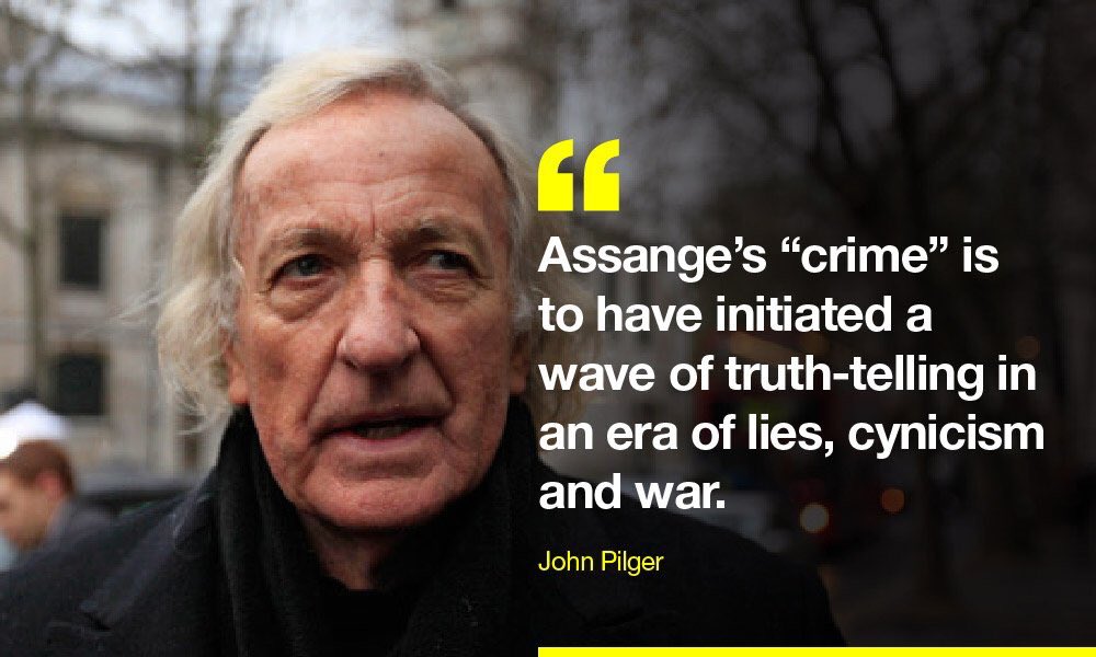 aleksmit5's tweet image. First they came for Assange.
#DropTheCharges
#WeAreAllAssange  
#FreeAssangeNOW
Journalism is not a crime.