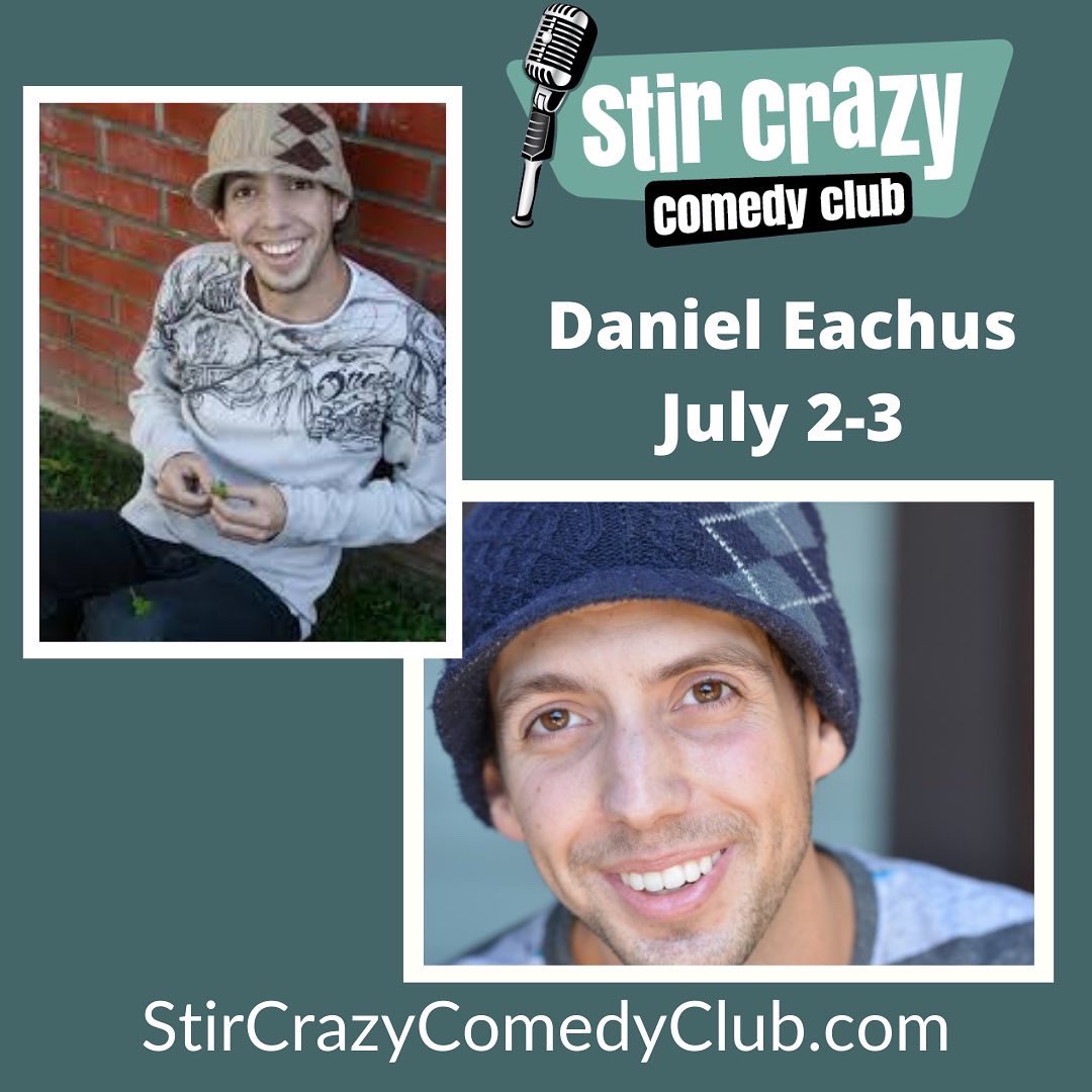 StirCrazyComedy's tweet photo. 🇺🇸 Who’s ready for the holiday weekend? 🇺🇸 Shows start TONIGHT! Come have some laughs with headliner @DanEachus , featuring @BrianKohatsu and host Stephanie Morris 
Fri and Sat - 7:00 &amp; 9:30
https://t.co/0G2Gllgxpf https://t.co/yvJOkBKyHv