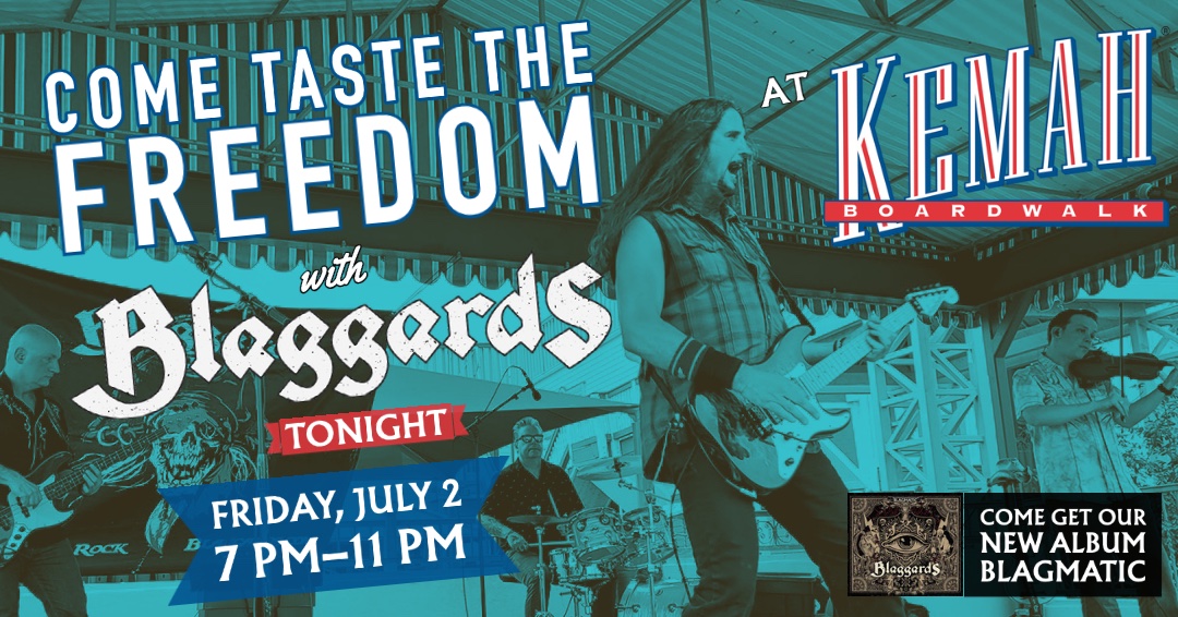 Blaggards's tweet photo. COME... TASTE THE FREEDOM — Tonight at @KemahBoardwalk, 7 to 11 PM. ALL AGES.
Don't forget to grab your copy of our new album #BLAGMATIC at the show!
(Photo by @BuellRides) https://t.co/n1JlXBSlC5