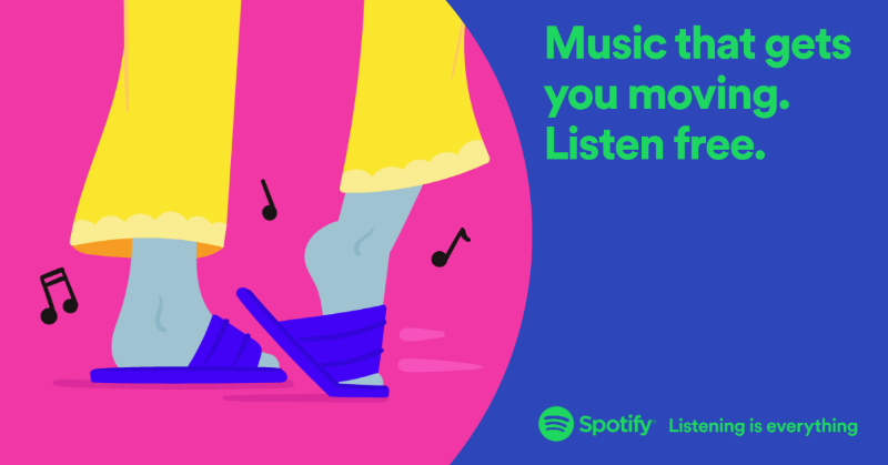 Spotify's tweet photo. Listen to all your favorite artists and more. Free on Spotify.