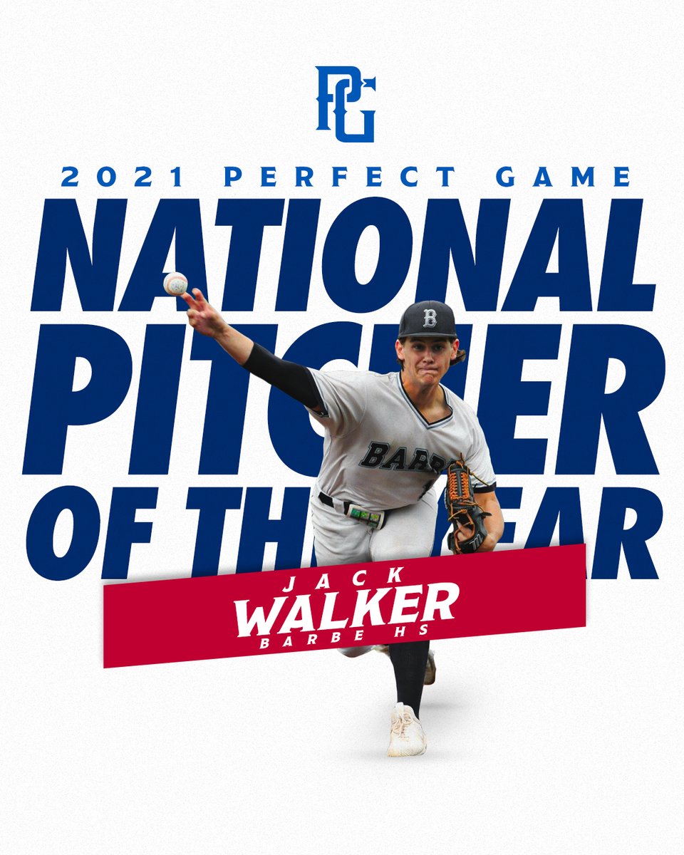 Perfect Game USA (@perfectgameusa) on Twitter photo Jack Walker went 13-0 with a 0.48 ERA while striking out 121 batters in 84 innings for Alfred M. Barbe High School in Louisiana.
He's our <a href="/RawlingsSports/">Rawlings Baseball</a> National High School Pitcher of the Year: bit.ly/2V2niLX Jack Walker went 13-0 with a 0.48 ERA while striking out 121 batters in 84 innings for Alfred M. Barbe High School in Louisiana.
He's our <a href="/RawlingsSports/">Rawlings Baseball</a> National High School Pitcher of the Year: bit.ly/2V2niLX