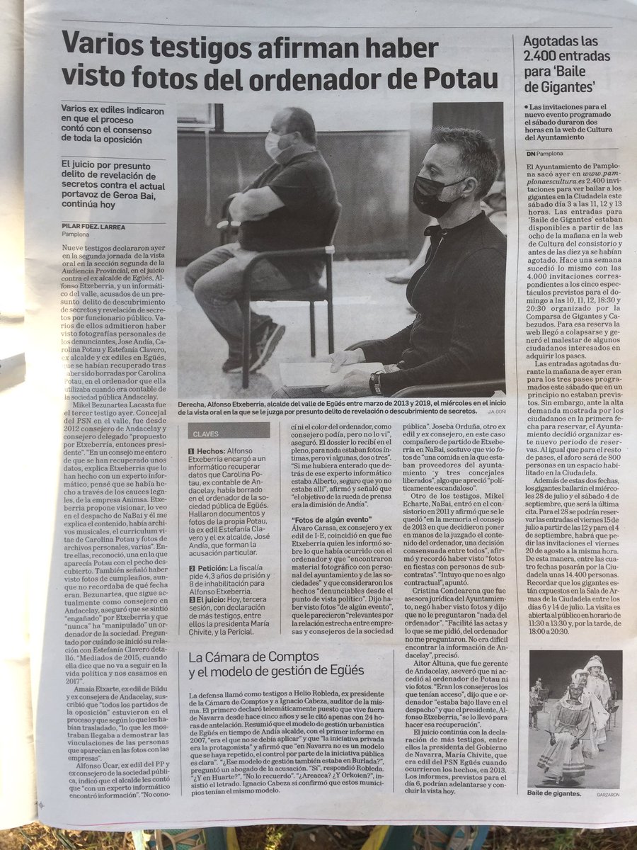 Segundo día del juicio
Epaiketaren bigarren eguna.<a href="/Sarrigurenweb/">Sarrigurenweb</a>