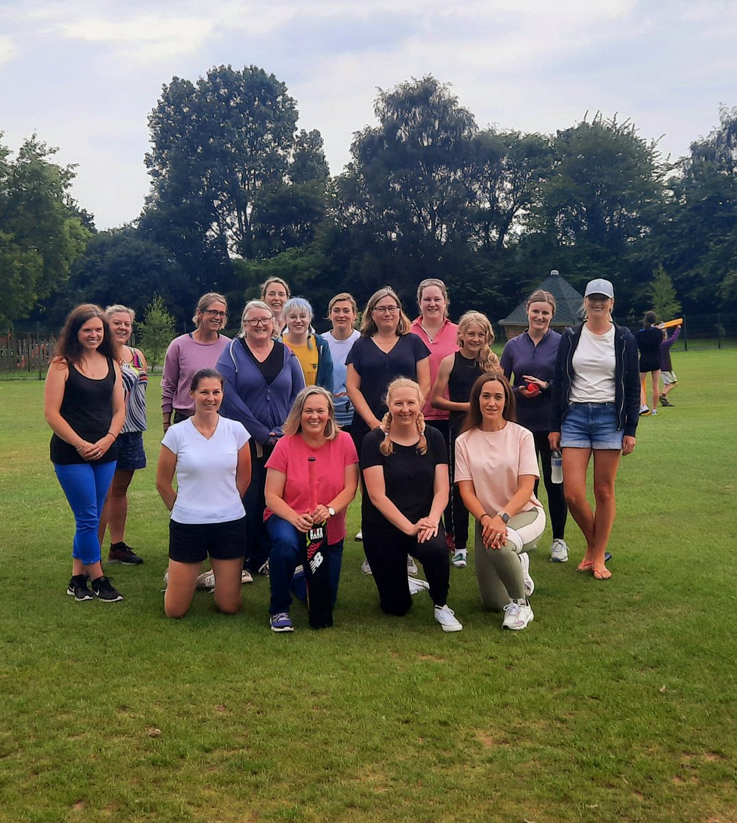 Woore_CC's tweet photo. Great turnout for the Womens Soft Ball taster session tonight, great skills on show and loads of fun @CricketShrops #thisgirlcan #fun #expectfun #prosecco https://t.co/TWr4pDU0Pd