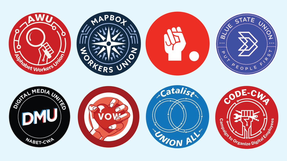 CODE_CWA's tweet image. Six months into 2021 & workers have already organized:
✊ 9 new unions at tech companies
🙌 ~2,000 new union members
If you work in the tech, digital or gaming industry & want to get on board, our DMs are open.