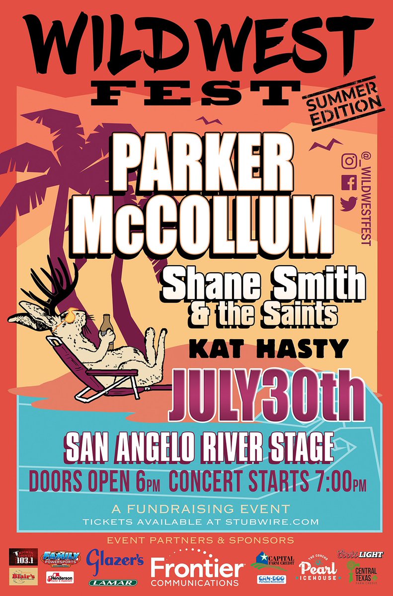 Happy Independence Weekend! 🇺🇸 🇺🇸As we celebrate freedom, how about some free Wild West Fest tickets! 

We made a special 4th of July giveaway just for y’all! 

The rules are simple: 

•Retweet this post!
•Tell your friends!
•Follow us! 

Good luck and God Bless America!