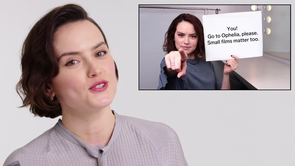 CutieRidley's tweet photo. GO WATCH OPHELIA ON NETFLIX NOW OR ELSE #DaisyRidley 💖 https://t.co/myJLJSSa8E
