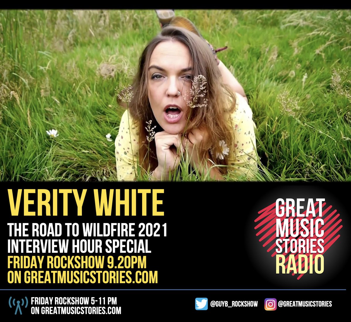 GuyB_rockshow's tweet photo. VERITY DING DONG PARTY!!
your 20 min warning folks. Hour special with @VeeBear, #RockNigel @andyfinlay07 from @loverocksfest up next on https://t.co/QwdpOSZDCT. Talking live music, road to @WildFireFestUK and "various other" things.
Up next on https://t.co/QwdpOSZDCT x https://t.co/RRe66KNWhc