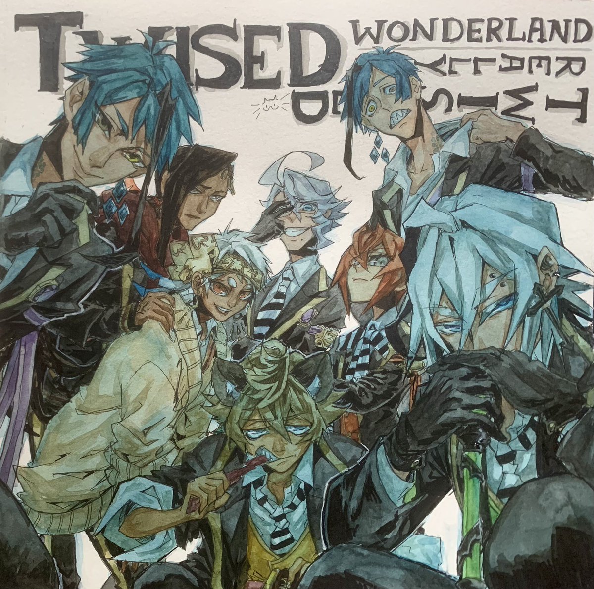 mgnkkoart2's tweet photo. Twisted Wonderland : really twisted https://t.co/fQbVDTlKSU