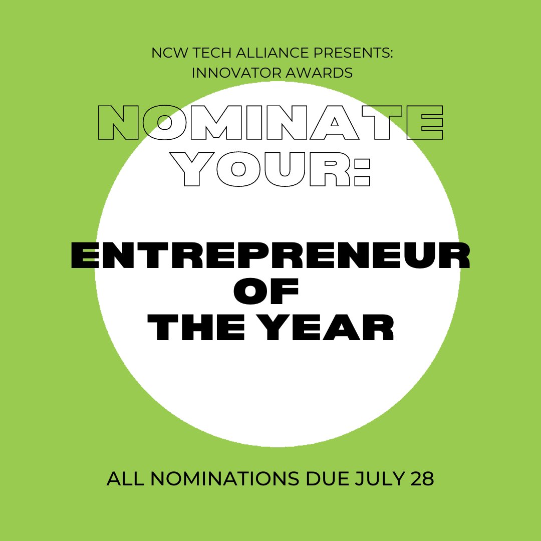 Innovators Awards Luncheon Nomination forms are available on our website here: 
gwata.org/innovators/

Nominate someone today, &amp; share for visibility - let's celebrate wonderful community members! 

#ncwinnovators
