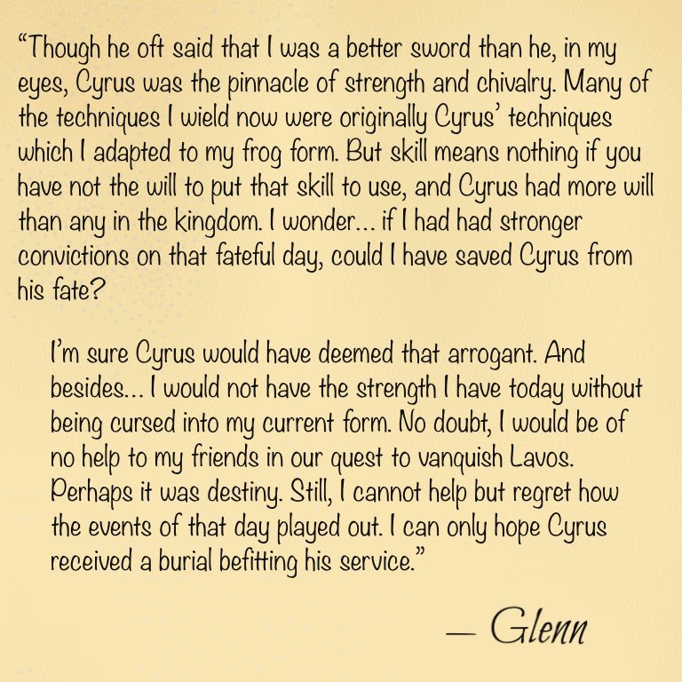 TheHuntersJour1's tweet photo. Day 5 of the Chrono Trigger side bosses with Cyrus, Knight of Regret. Once the Knight Captain of Guardia, Cyrus was slain by the Fiendlord Magus. The once heroic Cyrus now wanders his tomb as a violent and deadly spirit.

#dnd #dndhomebrew #statblock #ChronoTrigger https://t.co/gZy2GeTPqP