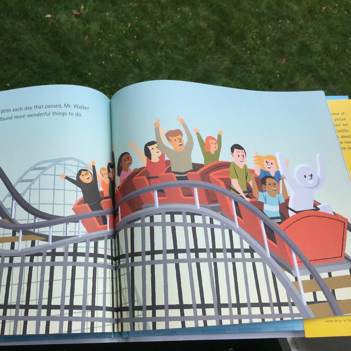 Look what arrived on my doorstep today! It’s my first real copy of my brand new book, Mr. Walker Steps Out! I looooooooove it! I took some pics out in the wild (of my porch), just as Mr. Walker would’ve wanted. 
You can get your own copy on 8.31.21. Woohoo!!