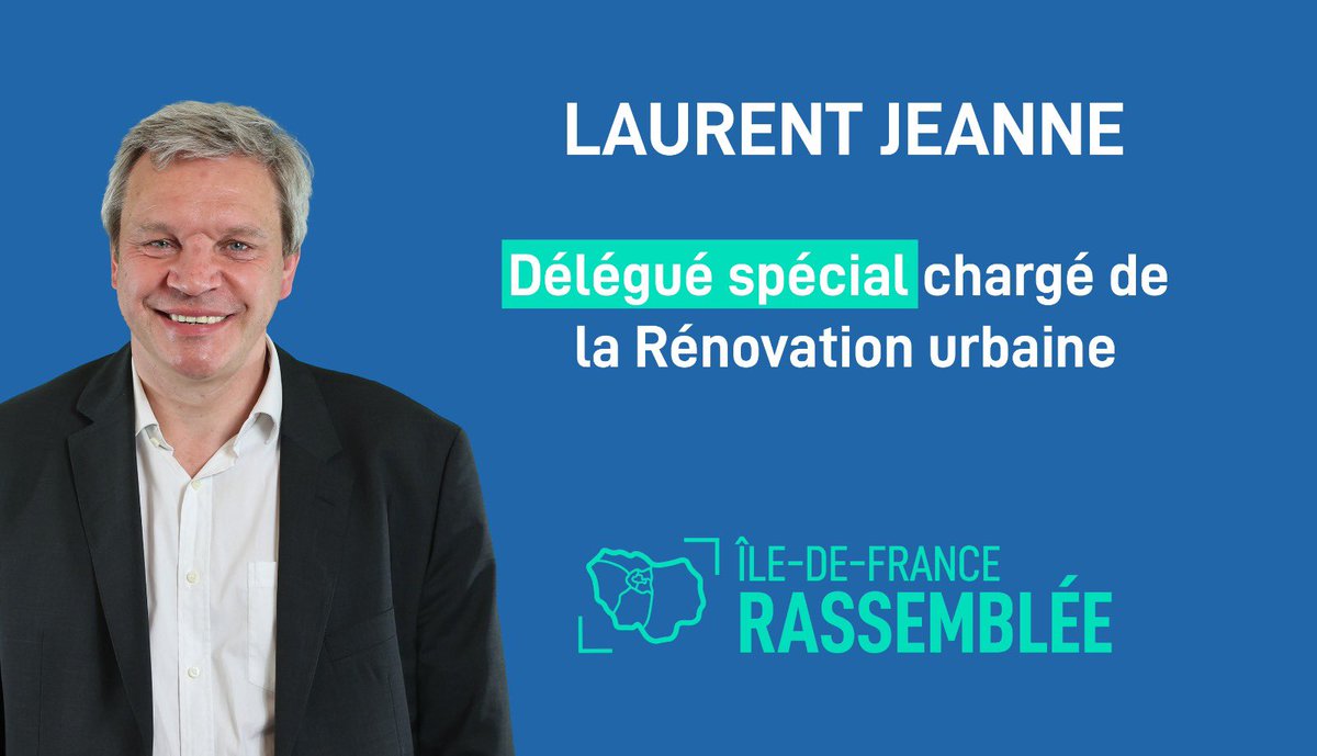 🚀 Bravo à <a href="/LaurentJeanne94/">Laurent JEANNE</a>, délégué spécial chargé de la rénovation urbaine ⤵️