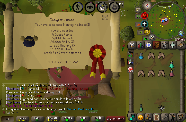 SolOSRS's tweet photo. lil' questing spree, may look into streaming some cg here and there https://t.co/rHzOQI2aTZ