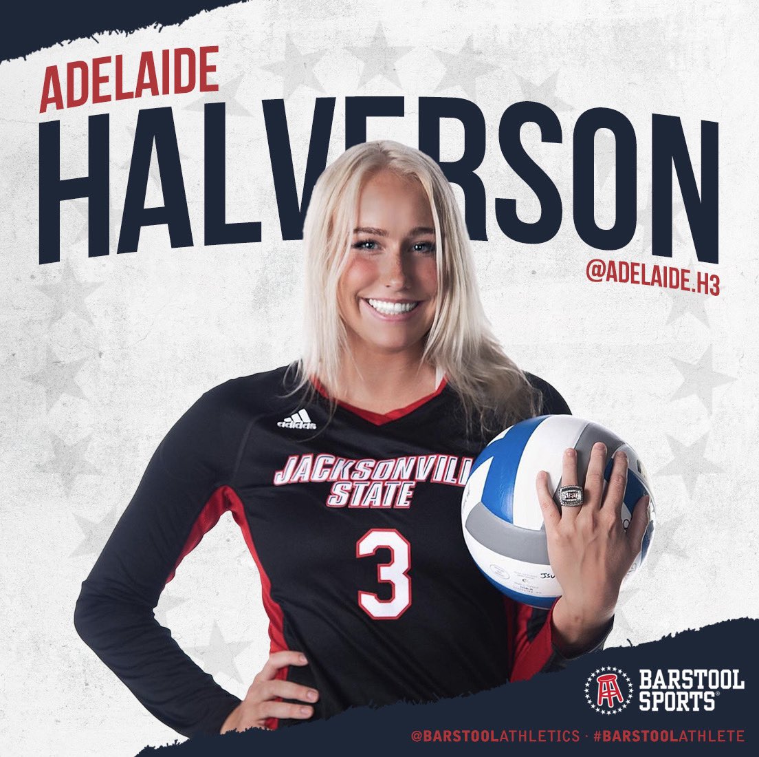 barstoolsports's tweet photo. The @stoolathletics team would like to welcome some of our newest Barstool Athletes to the team. #BarstoolAthlete

@addiehalverson 
@chiefxlana_ 
@Colling1021 
@RomanBravoYoung 

If your are a college athlete that wants to join fill out https://t.co/nIUtbE3UrK https://t.co/DSqdY5aHe0
