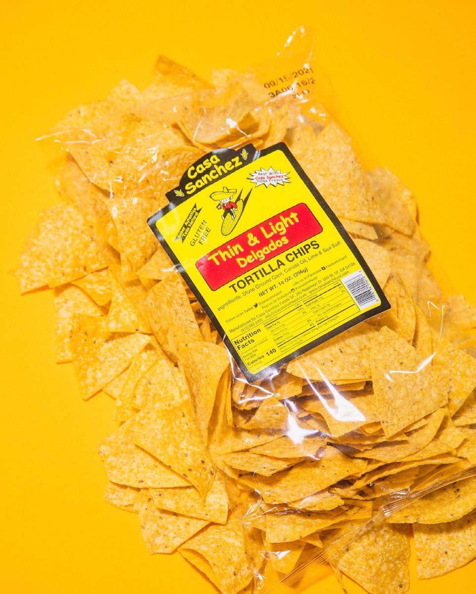 “Thin &amp; Light” tortilla chips.