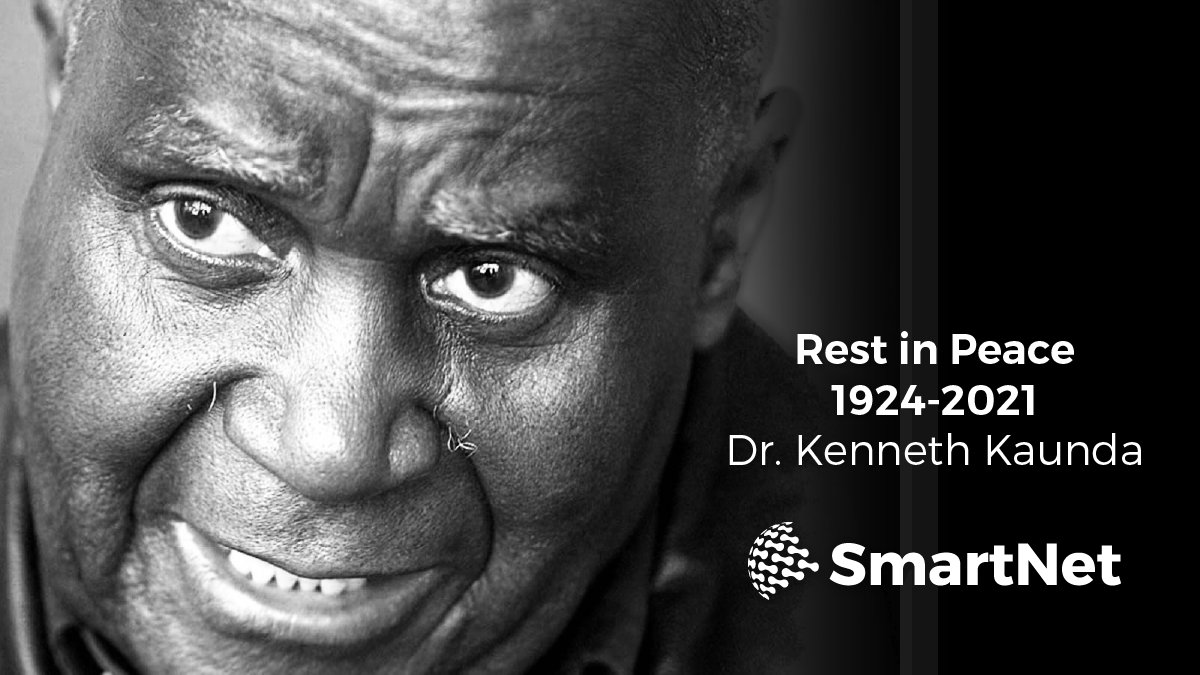SmartnetNetwork's tweet image. SmartNet Networks Limited would like to extend our deepest condolences to the Kaunda family and the nation on the loss of Zambia&apos;s founding father and legend Dr. Kenneth David Kaunda.
May his soul rest in peace.
Our thoughts and prayers are with you during this difficult time.