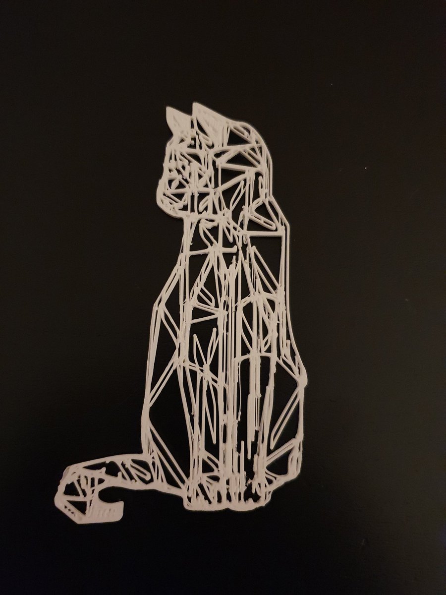 stackguard's tweet photo. 1 of 5... done.
Wireframe felino para painel de parede ๐
#first3dprint https://t.co/Efd3tT0W9k