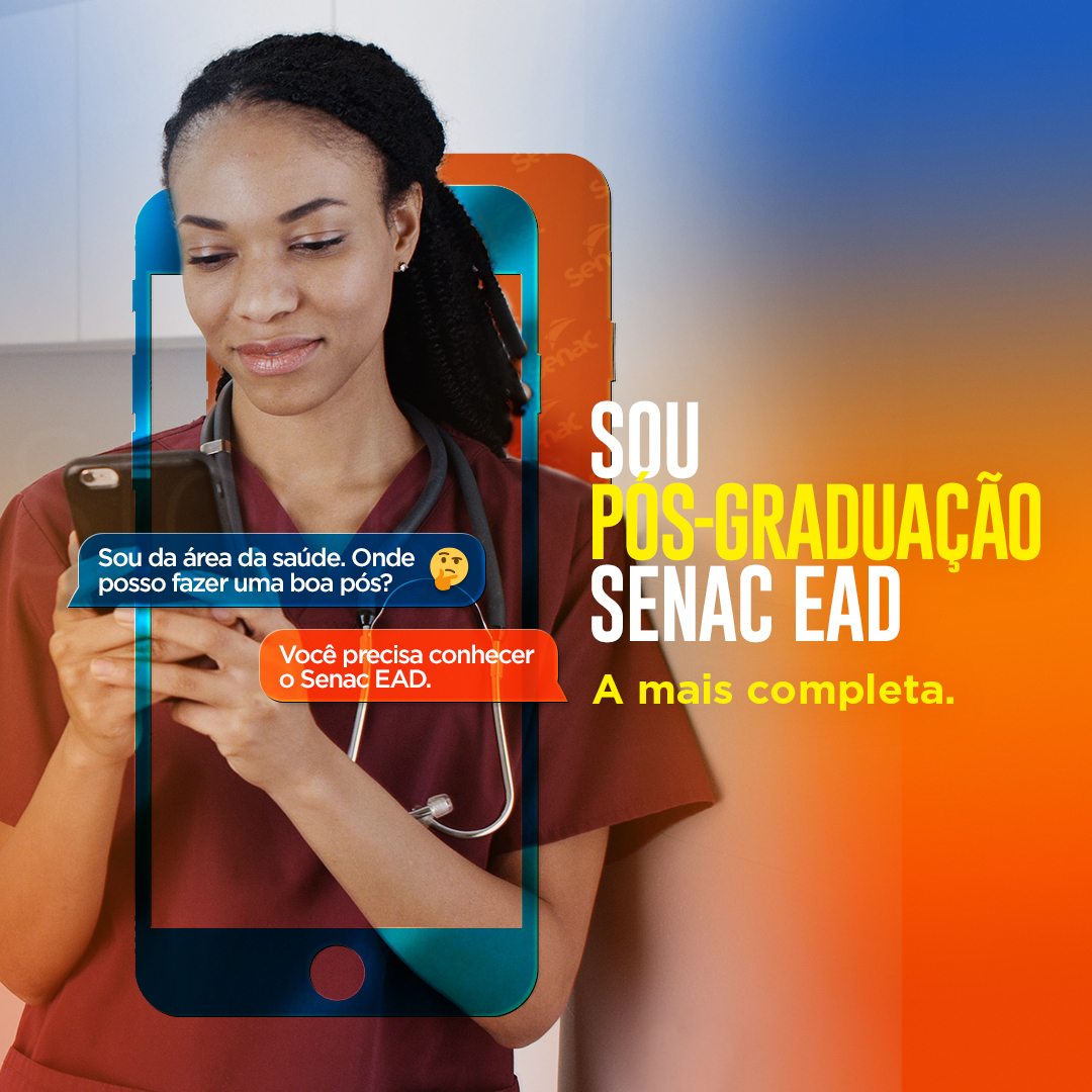 A área de Saúde continua crescendo rapidamente e traz oportunidades de trabalho e desenvolvimento de carreira. Consulte nossos cursos com inscrições abertas, acesse: ead.senac.br/pos-graduacao/
#SouSenacEAD
#SouPósGraduaçãoSenacEAD