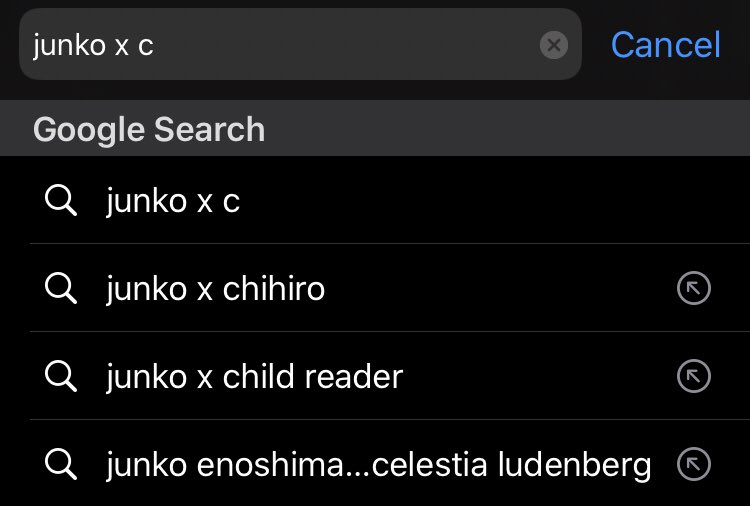 // JUNKO X WHAT NOW GOOGLE???

E X - F U C K I N G - C U S E ME???
