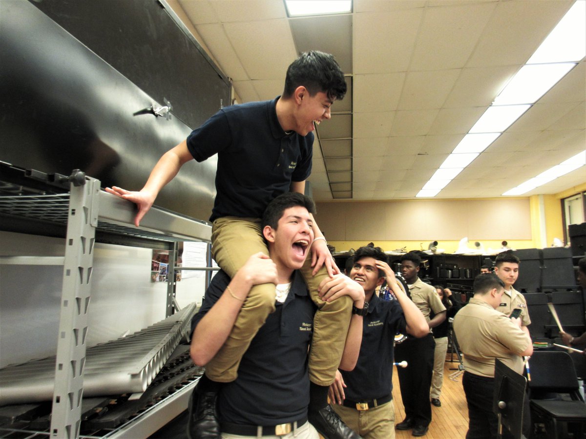 RickoverNavalHS's tweet photo. Rickover ABCs: H is for Happy!  At Rickover, we value our cadets having a fun and happy learning experience! #RickoverABCs #Happy @ChiPubSchools https://t.co/Hqc6a8xlAP