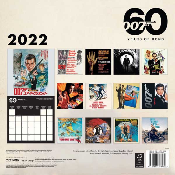 James Bond Australia On Twitter The Official Logo For The 60th Anniversary Of James Bond 007 Has Been Revealed On Two New Products In The 007 Store Https T Co Xacmwmdzx3 Jamesbond Jamesbond007 Calendar 2022 Uat