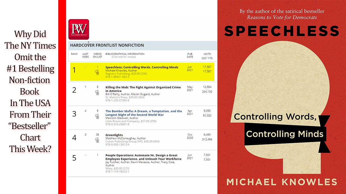 PremiereAuthors's tweet photo. We've heard their "blah, blah, blah" excuses many times before whenever the @nytimesbooks bestseller list pans a conservative title.  Our publishing trade deserves better than this. @PublishersWkly @Regnery @michaeljknowles @realDailyWire @npdbooks https://t.co/qS8lrcop5R