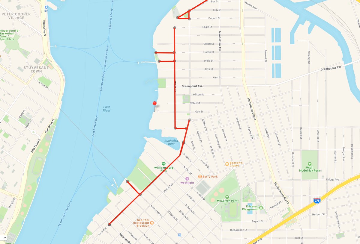 SkylineDrive_in's tweet photo. Road closures map for 4th of July! #williamsburg #greenpoint #fourthofjuly. This map is based on an official update from the @NYPD94Pct. Please check their update for the full details. Avoid these roads to prevent towing and blockages! https://t.co/MvLsJnJKtH