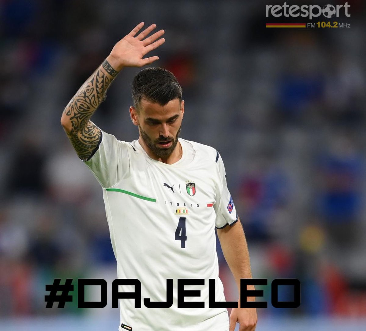 💛❤️ Facciamo sentire il nostro sostegno a #Spinazzola! 

Vogliamo vedere tutti tweet con l’hastag #DajeLeo 💛❤️

#ita #BelgioItalia #ASRoma