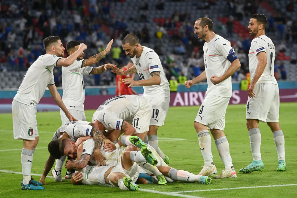 Itália vence a Bélgica por 2-1 e marca encontro com a Espanha nas meias finais do #euro2020