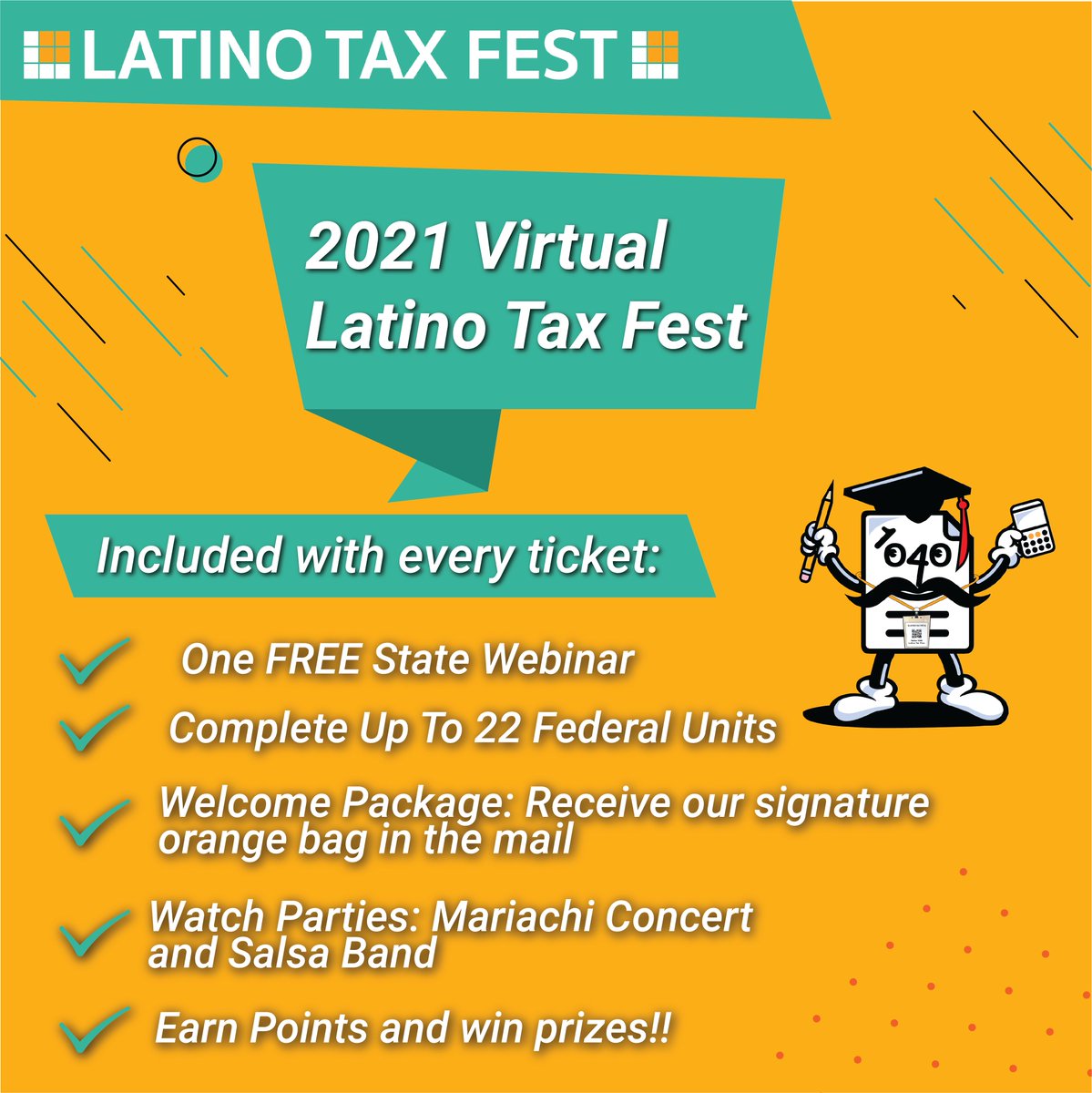 🚨Did you get your ticket to the 2021 VIRTUAL LATINO TAX FEST? 😄Leave us a comment below if you're ready to sign up before the 4th of July Extended Price ends.
.
.
.
.
#taxes #tax #taxpro #taxrefund #irs #taxtip #refund #taxprep #taxhelp #latinotaxfest