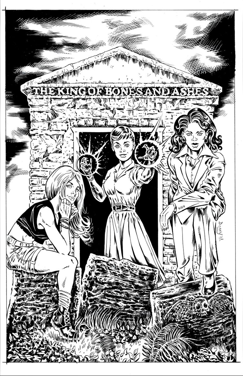 Many thanks to J. D. Horn for casting this spell! This was a fun one to draw! Please check out his “Witches of New Orleans Series!” @curiousbluepress
#witchesofneworleans 
amazon.com/King-Bones-Ash…