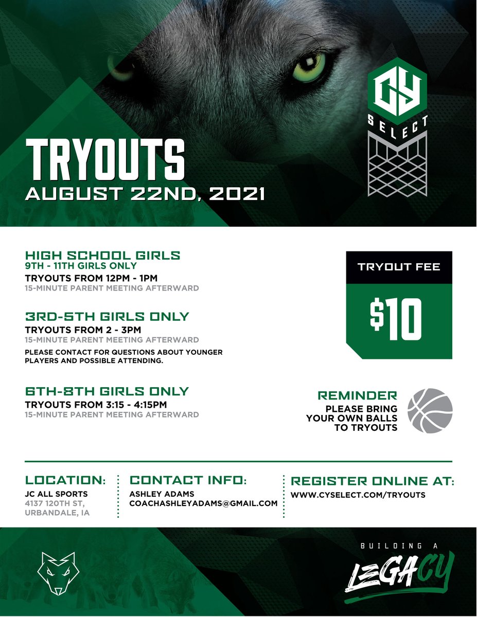 Cy Select Wolves Cyselectwolves Twitter