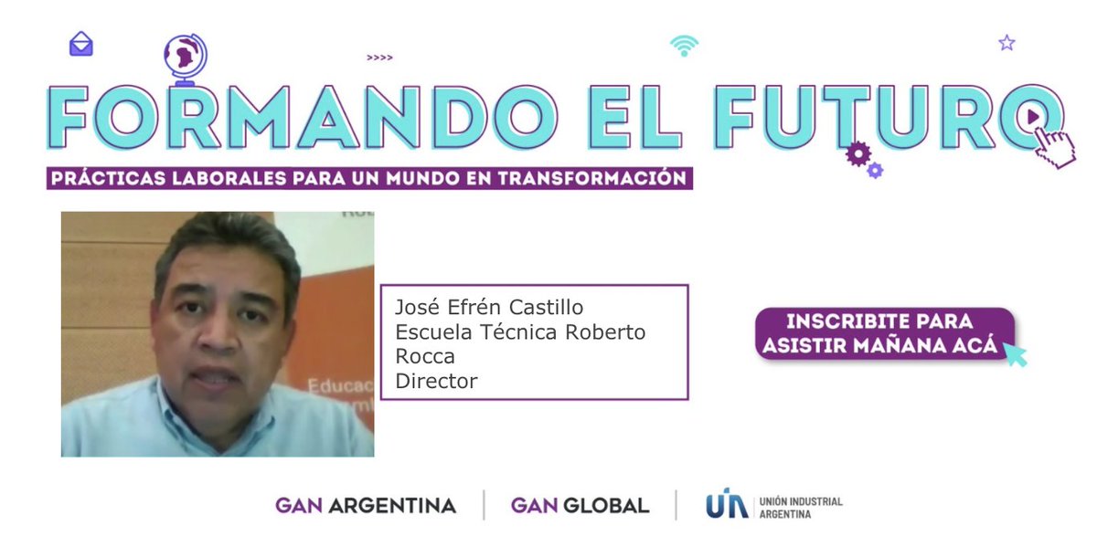 #AHORA en #FormandoelFuturo José Efrén Castillo
 de la Esc. Tec. Roberto Rocca "Los jóvenes que pudieron hacer las prácticas, se involucraron en temas de carácter más tecnológico y desarrollaron habilidades socioemocionales que de otra manera no podrían haber cristalizado".