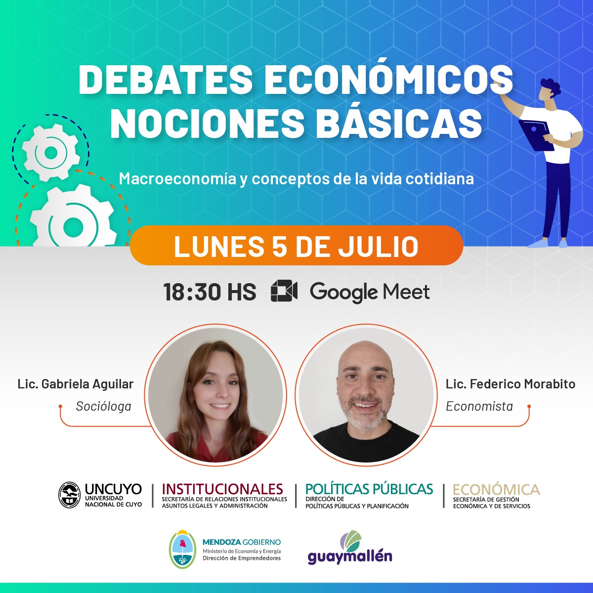dppypuncuyo's tweet photo. 👨🏻‍💻El próximo lunes 5 a las 18:30 daremos inicio al ciclo de formación en economía para organizaciones sociales y emprendedor@s “Conversatorios: Economía, sustentabilidad y nuevos paradigmas”  (...) https://t.co/OrA99uq1QX