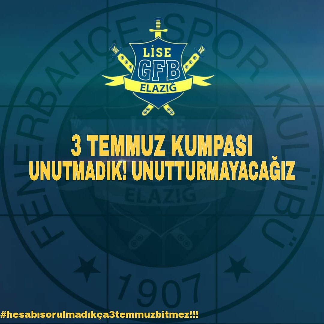 UNUTMADIK UNUTTURMAYACAĞIZ!! 
#hesabısorulmadıkça3temmuzbitmez