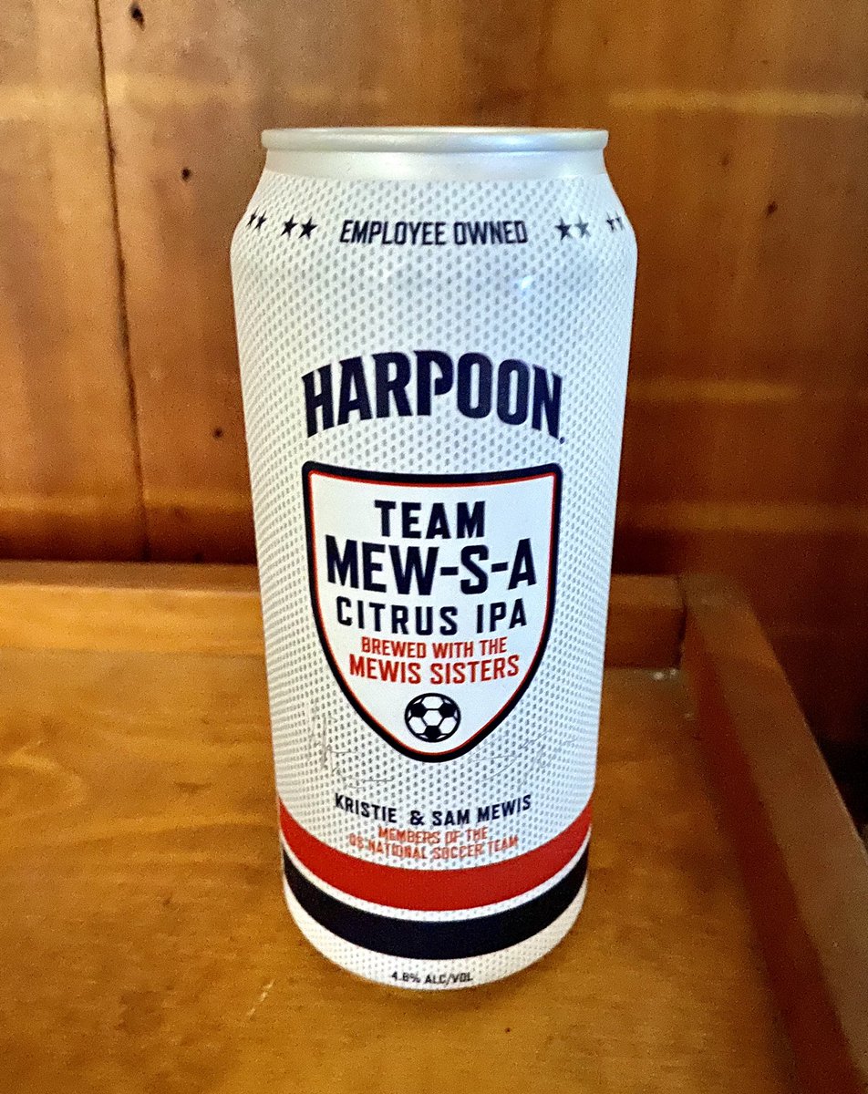 writerwood's tweet photo. Cheers @KristieMewie and @sammymewy! Lucky to snag this at Regal in Whitman. They got 20 cases a few days ago and only two left today! #MEWSA #USWNT #LFG https://t.co/ur4yWyFm4d