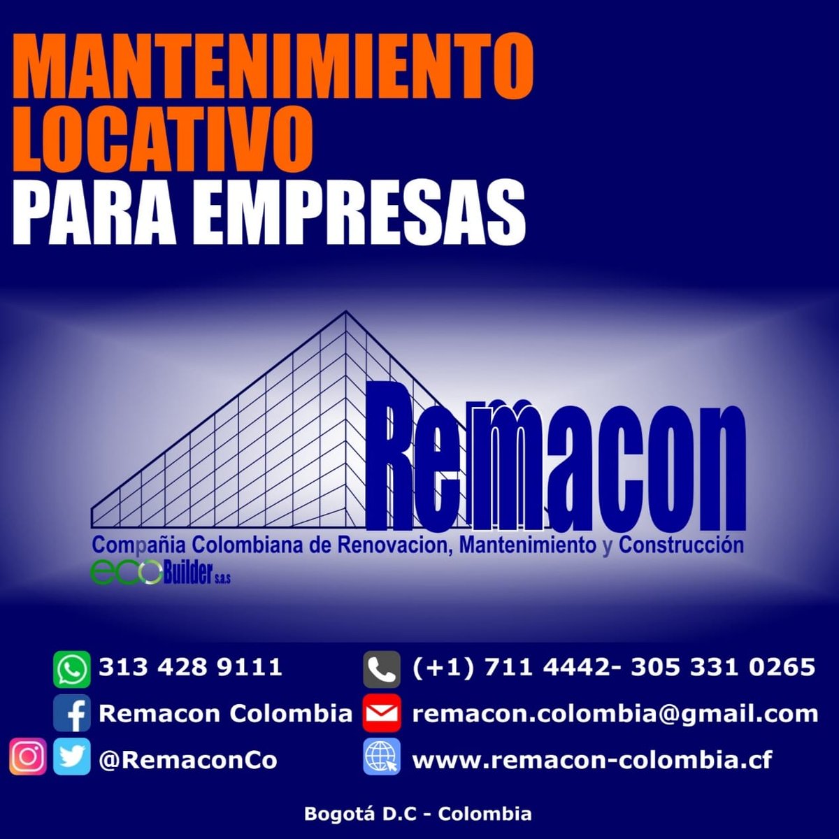 Remacon Colombia - Eco Builder (@RemaconCo) | Twitter
