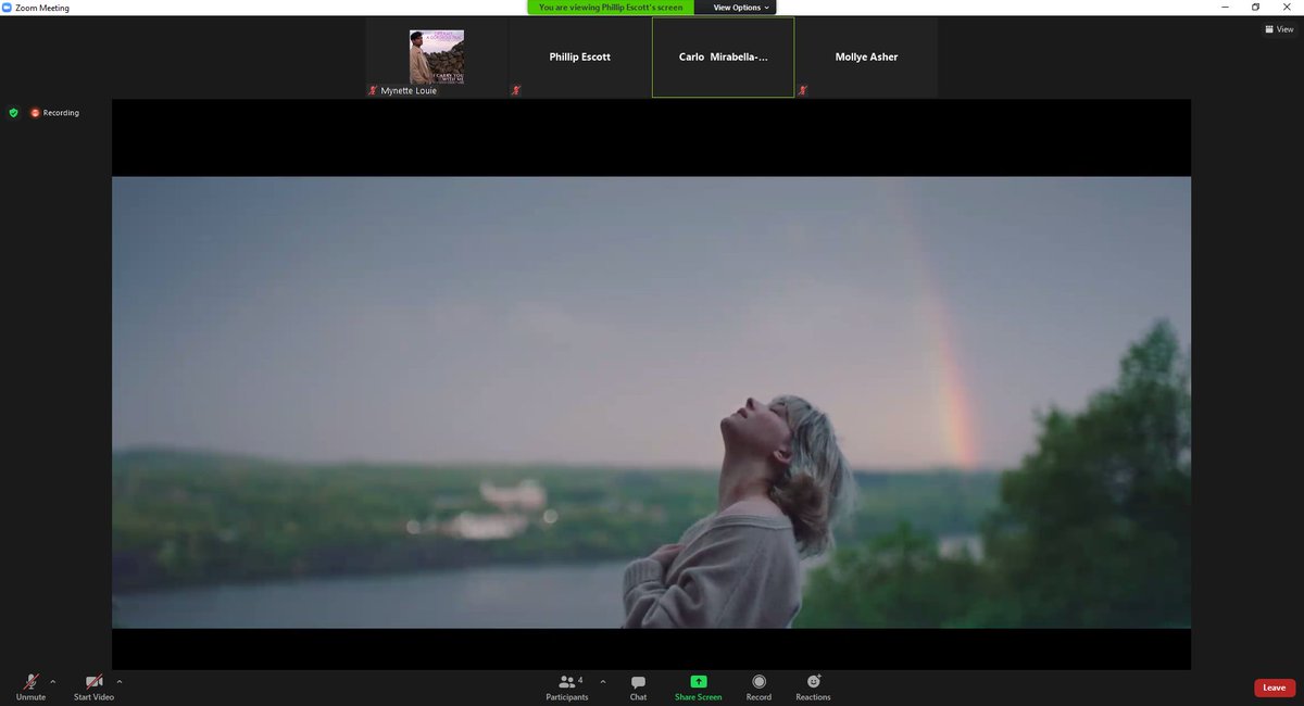 We had a delightful walk down memory lane while recording the Blu-ray commentary for <a href="/swallowmovie/">Swallow</a> w/<a href="/CMirabellaDavis/">Carlo Mirabella-Davis</a> @MollyeAsher &amp; <a href="/mynette/">Mynette Louie</a> over Zoom this morning. So thrilled we're getting the royal disc treatment from <a href="/SecondSightFilm/">Second Sight</a> in the UK!