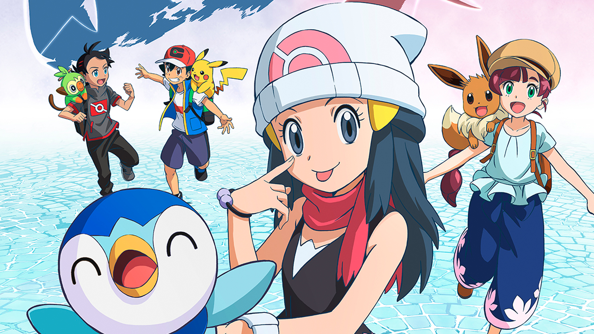 Anime, Pokémon, Piplup (Pokémon), Dawn (Pokémon), HD wallpaper