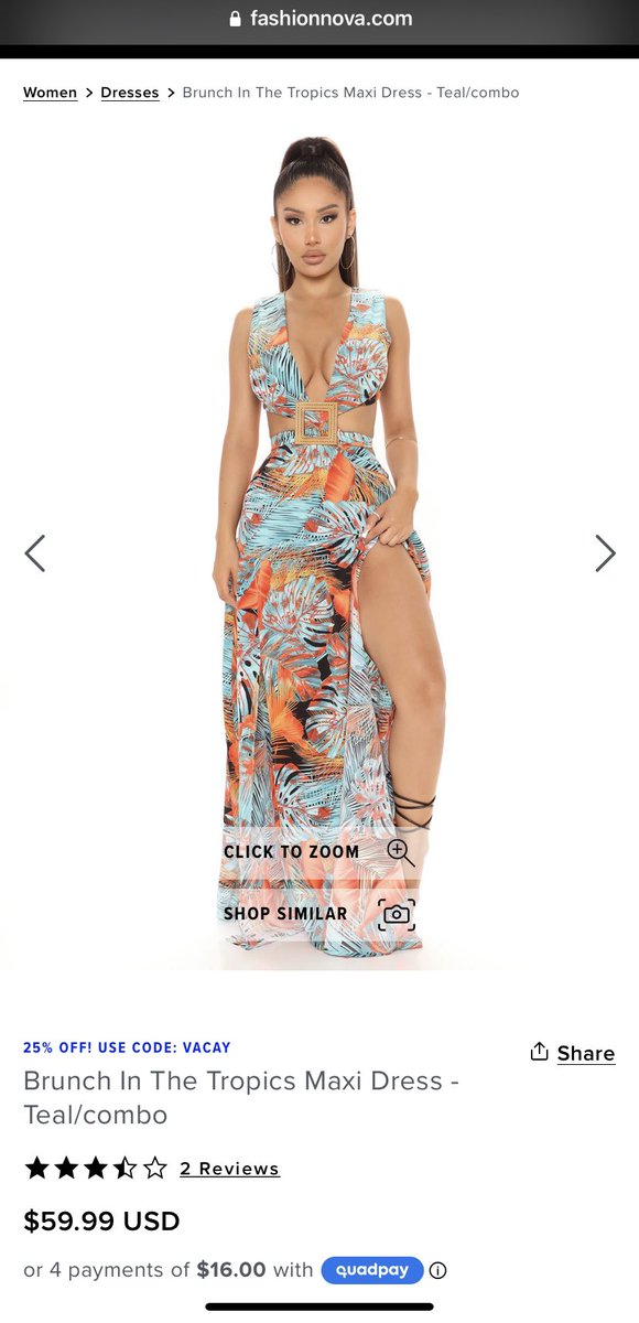 TrendNee's tweet image. not @PlatosCloset offering me $4 for this brand new never worn #fashionnova dress 😂🤣 eww