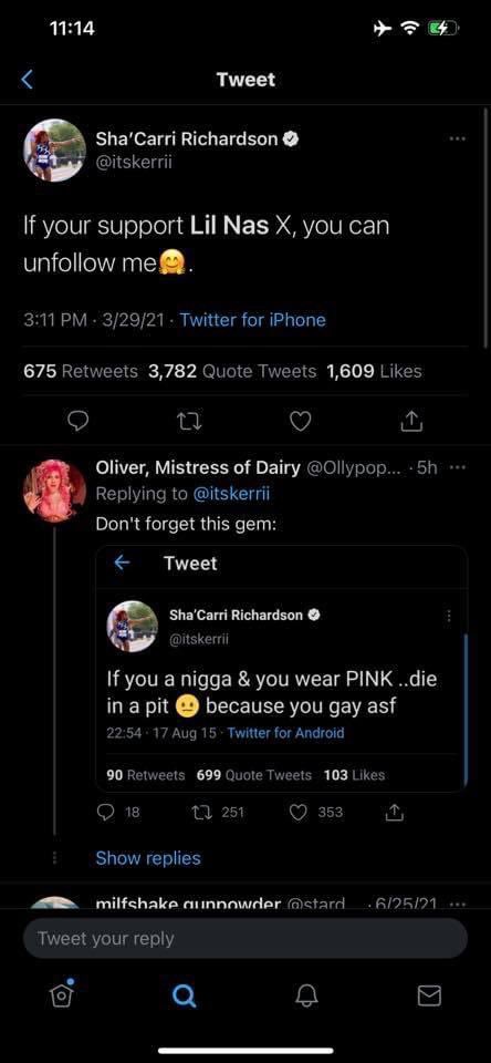 IamNotJoey's tweet photo. @itskerrii Also human…. Lil Nas X and men that wear PINK https://t.co/W2nuTiOE3W
