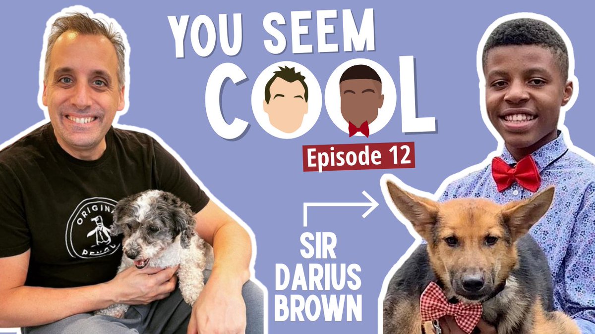 Joe Gatto (@joe_gatto) on Twitter photo Just uploaded the new episode of #YouSeemCool with <a href="/SirDariusBrown/">Sir Darius Brown</a> to my YouTube channel!
Watch it here and make sure to subscribe: youtu.be/3zFHOk-tBes Just uploaded the new episode of #YouSeemCool with <a href="/SirDariusBrown/">Sir Darius Brown</a> to my YouTube channel!
Watch it here and make sure to subscribe: youtu.be/3zFHOk-tBes
