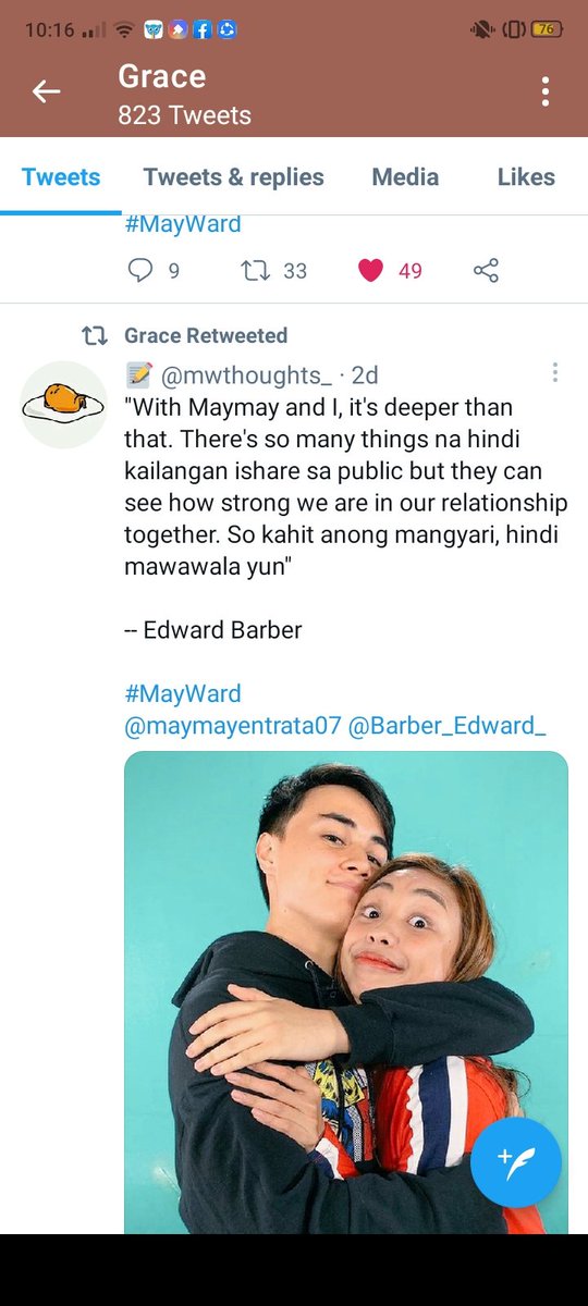 ApostolLeah2's tweet image. It's ok Basta no string attached co'z she's already tight up with this Guy ....our EdwardBarber

#MayWard❤️🎎🕊️🦅💯🙏
@maymayentrata07 💚
@Barber_Edward_ 💙

On and Off cam  real LOVETEAM

Ed and May Solid MayWard PARIN
