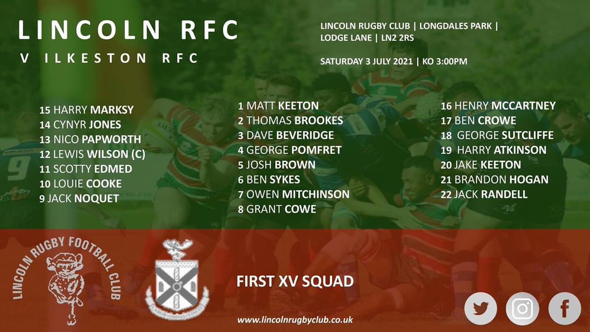 Lincoln Rugby Club (@lincoln_rugby) on Twitter photo 