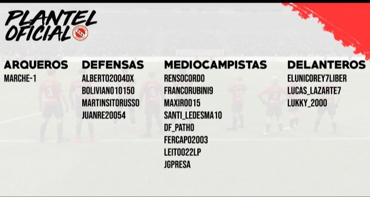 Presentamos a los jugadores que van a defender la remera del rojo esta temporada para buscar el ascenso!