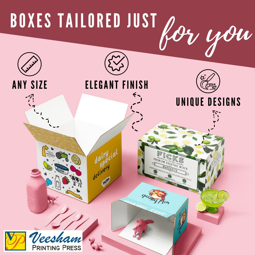 Veesham_PP's tweet image. In an ocean of millions of brands, we can help you stand out with custom-made packaging tailored just for you. Be it for perfumes, dates, personal care items, or simple gift boxes, we have you all covered.

#boxes #customboxes #personalizedboxes #packaging #custompackaging