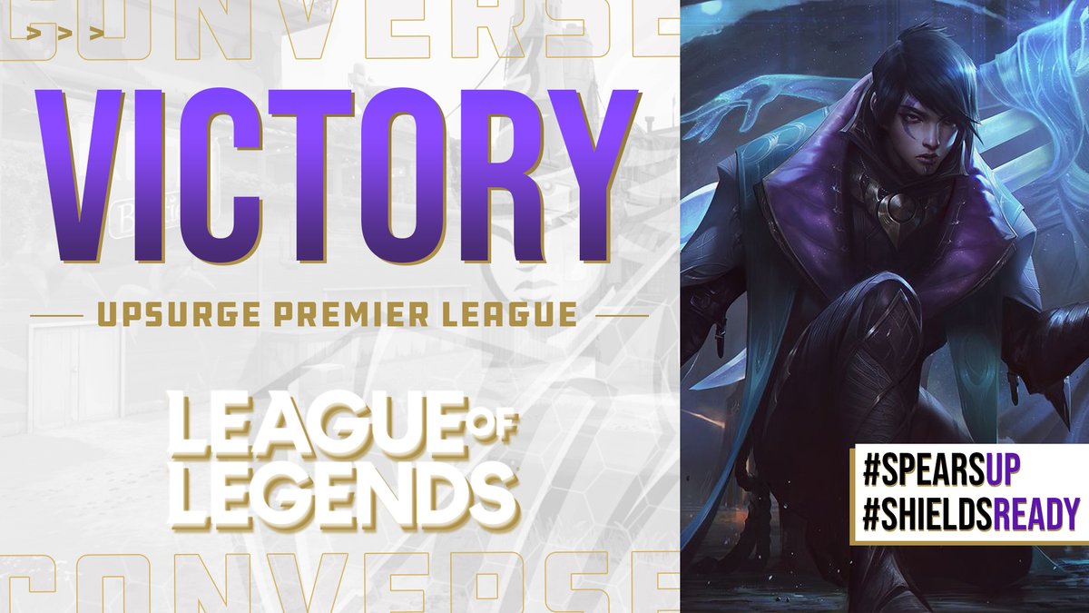 Congratulations to Converse League of Legends on winning their first match in the Upsurge Premier League last night! 🏆

Can't wait to carry this energy into the next match! 💪